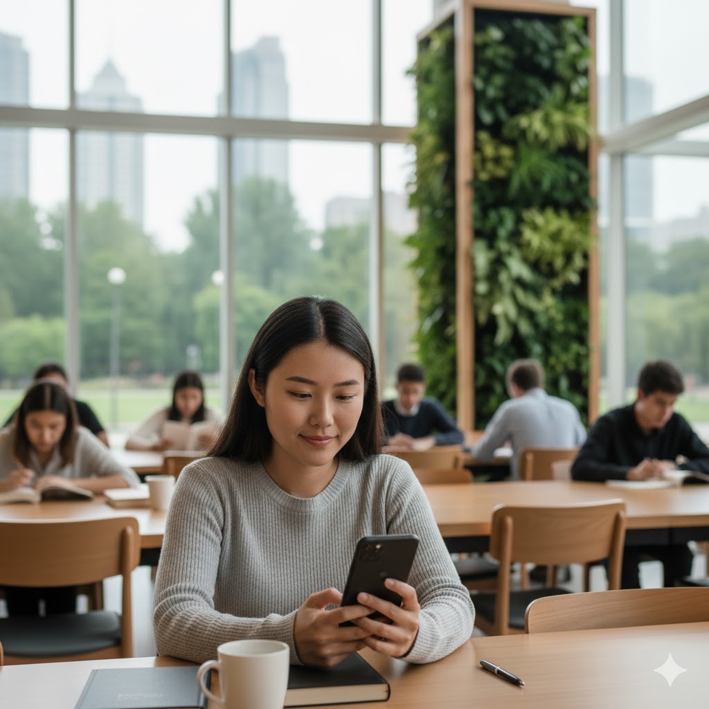 An image of a friendly person for the pioneer promotion